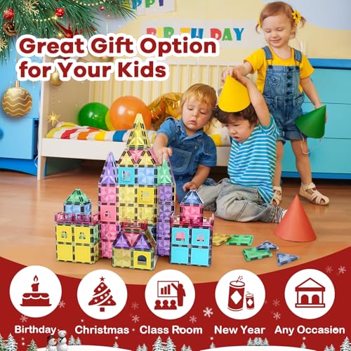 Magnetic Building Blocks for Kids Ages 3+