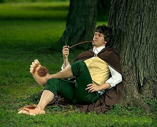 Ibeauti Couples Men/Women Hobbit Feet Slippers Family Novelty Costume Slippers2