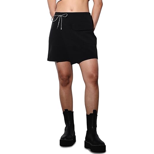 Women Polyester Blend Western Skort
