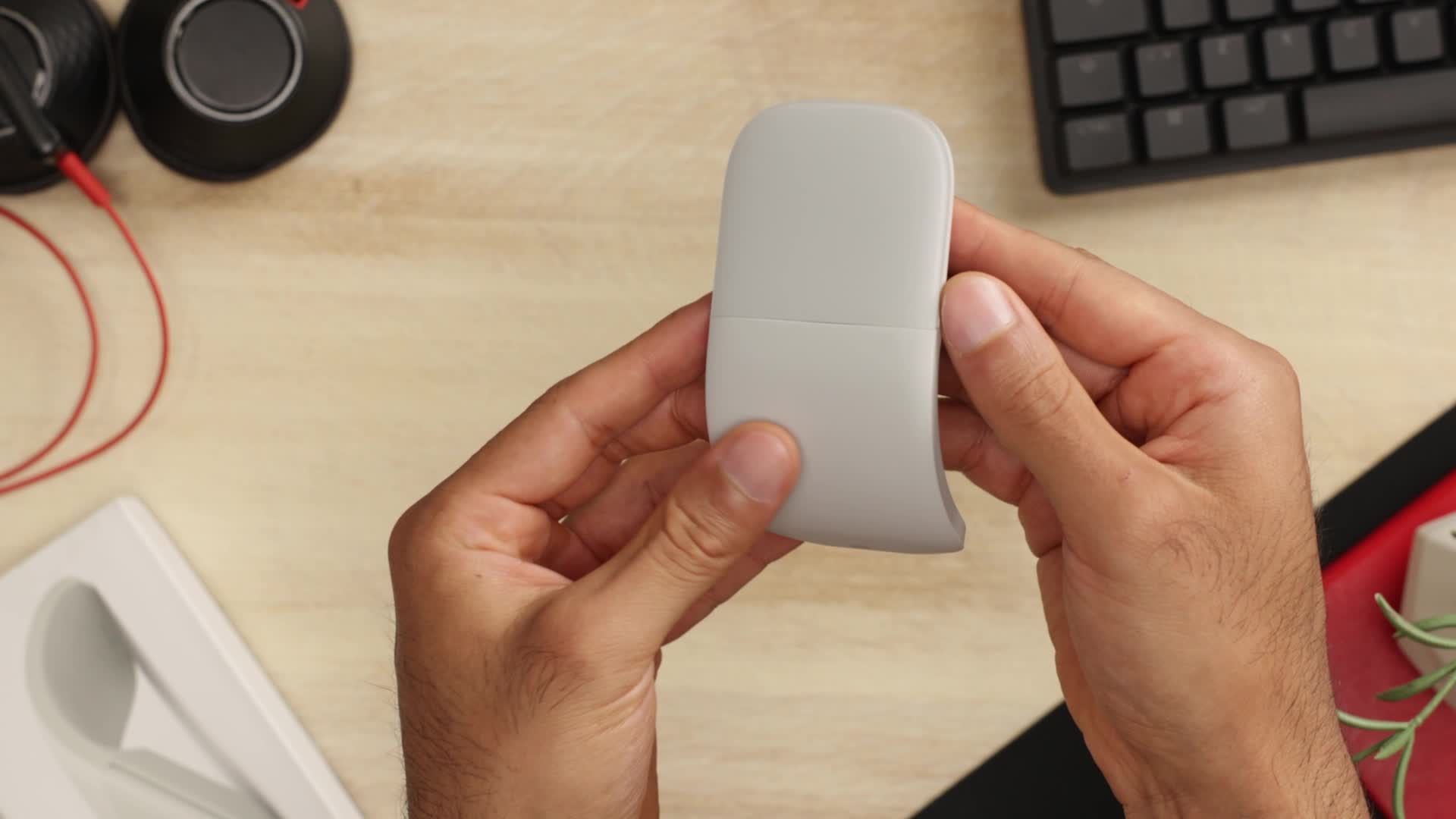Microsoft Surface ARC Mouse, Bluetooth, Gris Claro : Amazon.es