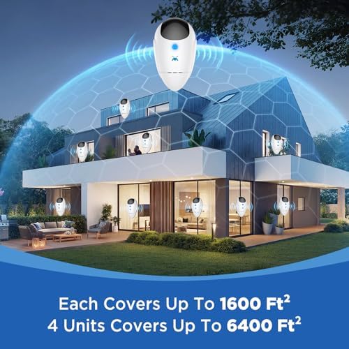 Neatmaster 2026 Upgraded Ultrasonic Repeller Pest & Insect Indoor Repeller, Pest Control for Roach, Rodent, Bugs, Mosquito, Mice, Spider, Ant, Electronic Plug in Mouse Repellent, 4 Packs — view 6