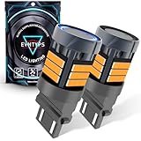 evntyps 3157 LED Turn Signal Bulb Anti Hyper Flash,3057 LED Bulbs With Built in Resistor,3156 LED Bulb Amber Yellow CANBUS Error Free,3457a 3457 4157 Front Rear LED Blinker Bulb for Car Trucks(2pcs)