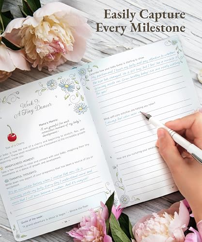 Luminate Press PREGNANCY JOURNAL MEMORY BOOK Keepsake Pregnancy Journal thumb #5