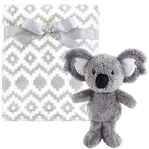 Image of Hudson Baby Unisex Baby Plush Blanket with Toy, Snuggly Koala, One Size