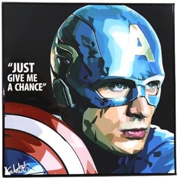 スティーブカフマン キャプテンアメリカ アベンジャーズメンバー！ポップアート スティーブカフマン キャプテンアメリカ アベンジャーズメンバー