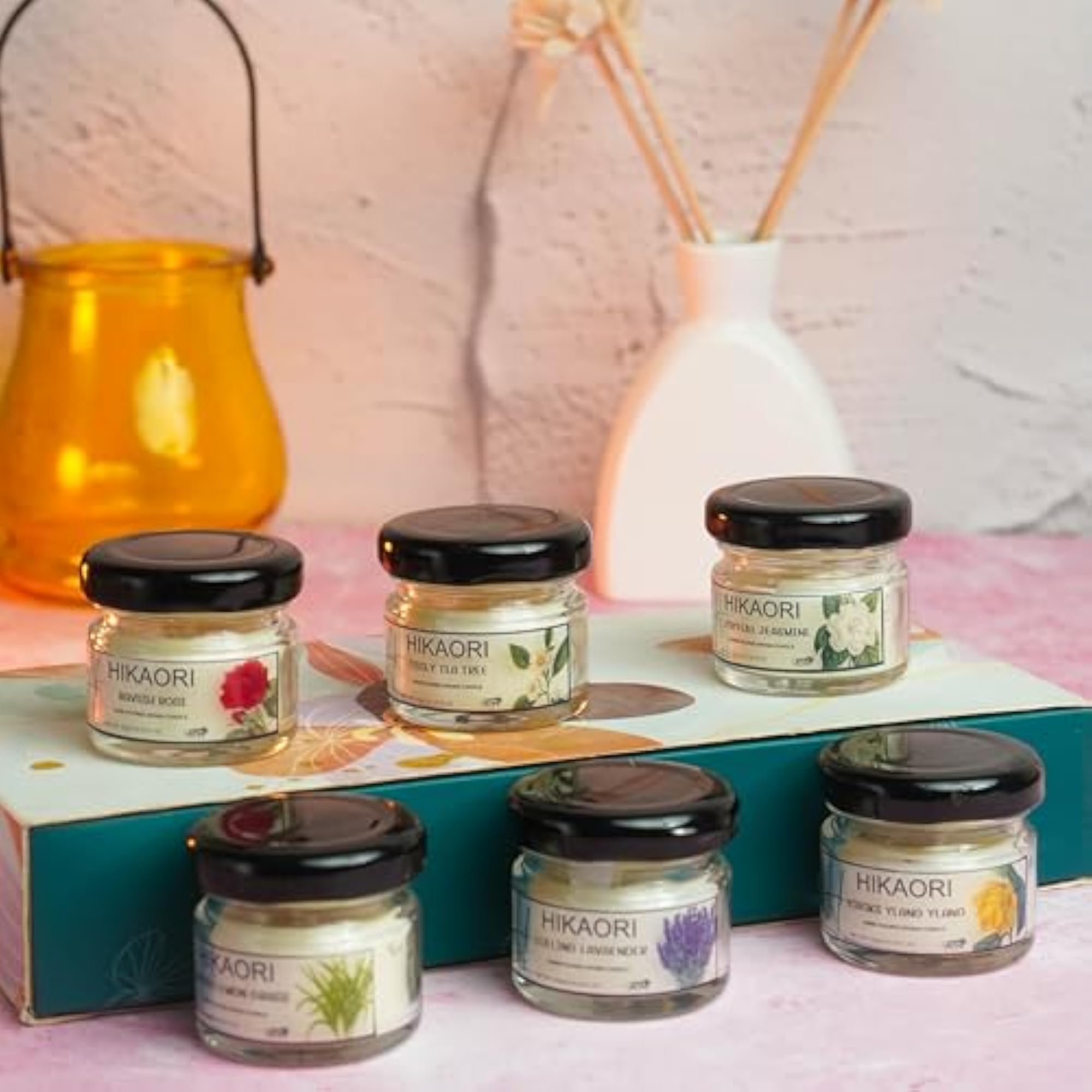 HIKAORI Scented Candles Gift Set, Highly Fragranced
