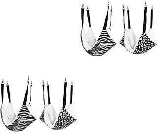 NOLITOY 4 Pçs Rede De Gato Hamster Rede Almofada De Cama De Gato Gato Pendurado Cama Pendurado Gatinho Cama Rede Para Gatos Almofada De Cama De Coelho Furão Rede Casa De Estimação Gato