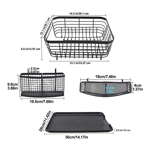 Tqvai DRO-BL# Kitchen Dish Drainer Rack thumb #2