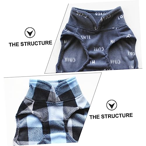 Abaodam 4pcs Ropa Ligera para Perros y Gatos Abrigo Calido miniatura 4