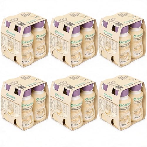Vanille 24x200 ml vollständig bilanzierte hochkalorische Trinknahrung | Astronautennahrung & Trinkmahlzeit zum Zunehmen | Aufbaukost & Aufbaunahrung | 300 kcal pro Flasche