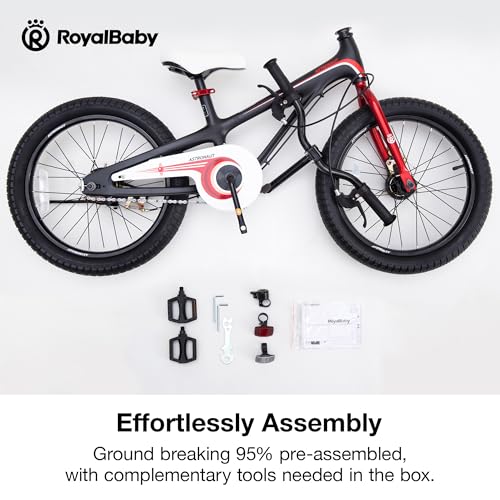 Image of RoyalBaby Kids Bike Lightweight Magnesium Alloy, 14 16 18 Inch Children's Bicycle for Boys Girls Ages 3-9