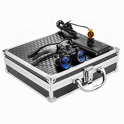 Aries Outlets 2.5X Lab Loupes Magnification Binocular 3W Headlight Headlamp Seperately #TOP3