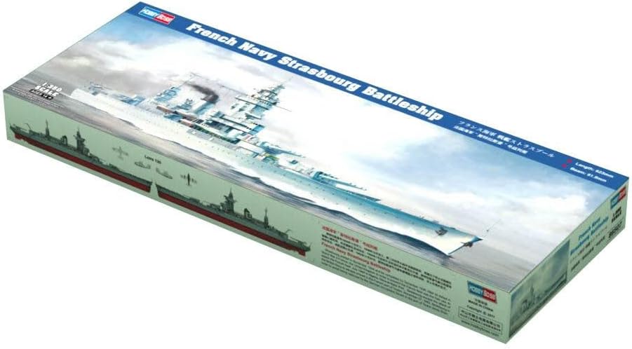 Hobby Boss French Navy Strasbourg Battleship Model Ships