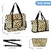 STAYTOP Fashion Leopard Print Gym Bag for Women & Men,Waterproof Sports Travel Duffel Bag, Weekender Overnight Bag with Wet Pocket for Travel, Gym, Yoga,Swimming