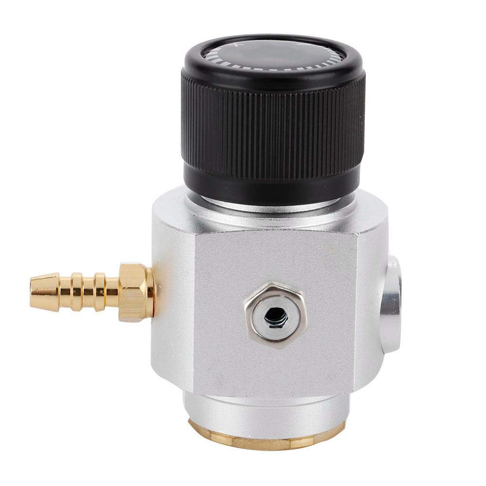 Mini reduktor gazu CO2 T21 * 4 zestaw manometrów sody z kablem do ładowania CO2 Regulator 0-90 PSI z argonem Mig Tig regulator spawania butli (dla Europy)
