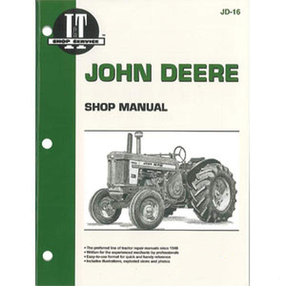 RAParts JD-16 New Tractor Shop Manual Fits John Deere Tractor 520 530 620 630 720 730