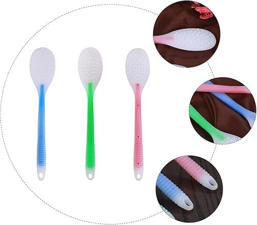 Miniatura 9 de KALLORY Meridian Pat - Martillo de silicona para masaje, palmaditas corporales, masajeador de mano de 15.0in para hombro, piernas, espalda, alivio