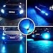 HOCOLO Extremely Bright Max 50W High Power 881 LED Fog Light Bulbs for DRL or Fog Lights, Xenon White (881-50W, Lighting Ice Blue)