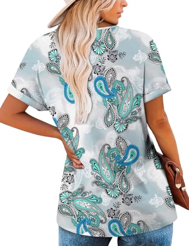 KISSMODA Summer Short Sleeve T Shirt Loose Fit Casual Dressy Women Top 2025 Trendy Ladies Fashion Blouses(S-3XL)