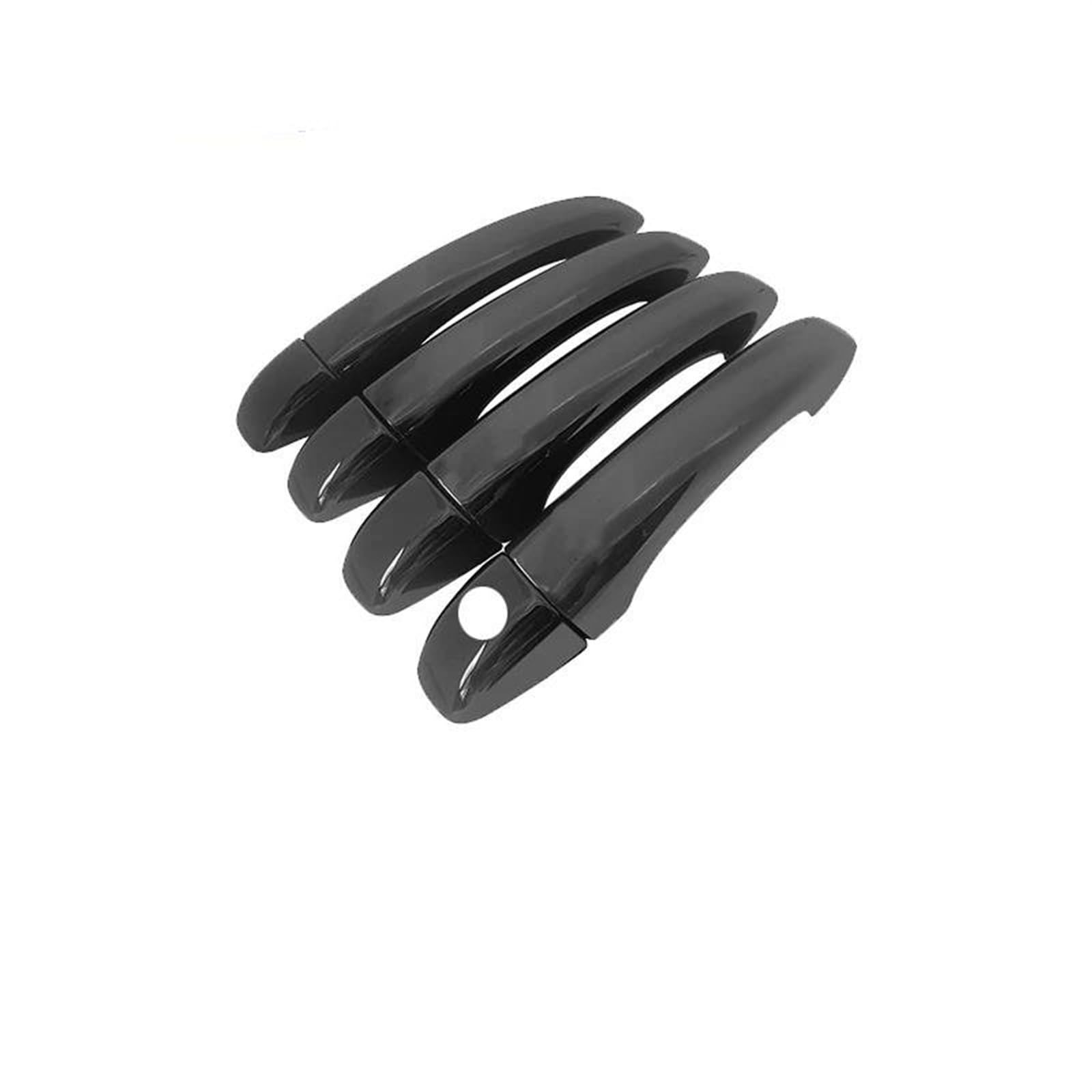 Noheeu Black A Auto Parts Exterior Door Handle Cover Trim Opener For Citroen For Jumpy 2007-2016(Black A)