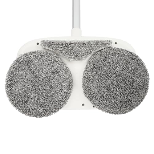 HOARLICN Elektrischer Wischmopp Kabellos, 40W Bodenwischer Elektrisch Wischmopp Set mit Eimer 150u/min 2000mah mit 180° Drehenden für Wohnzimmer, Küche, Schlafzimmer – Bild 6