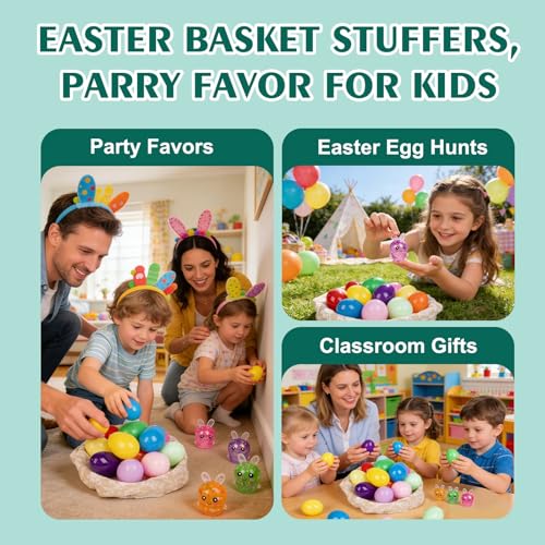 Easter Bunny Squishy Toys for Kids - Sensory Play Set - Image 7