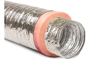 14 Inch Flex Duct Insulated R8 Ducting Air Duct Pipe for HVAC Exhaust EL Approved