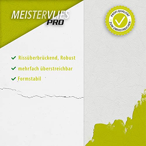 A.S. Création Paintable Non-Woven Wallpaper 10.05 x 0.53 m Made in Germany 571212 5712 White - 12, Weiß, Überstreichbar, 53 x 1005 cm - Image 2