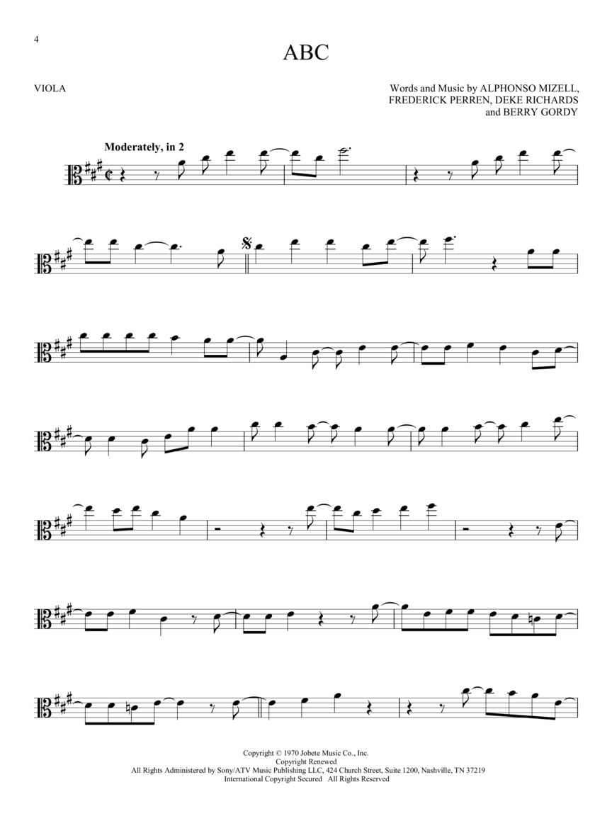 101 Popular Songs - Viola Sheet Music Songbook | Classic Pop Rock Hits for Beginners Intermediate Players | Includes Billie Jean Piano Man Sweet Home Alabama Hey Jude More - Image 5