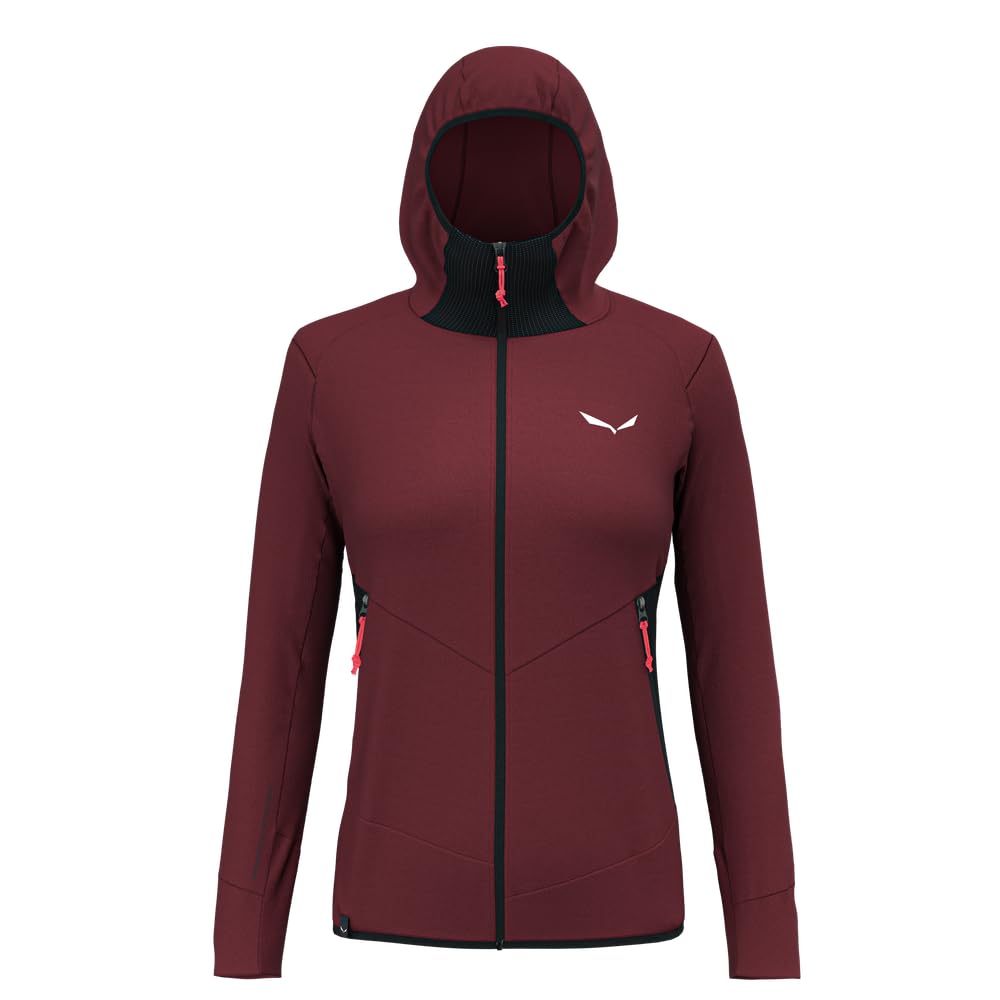 Salewa Lavaredo Hemp Hooded Jacket Women, Red, XL