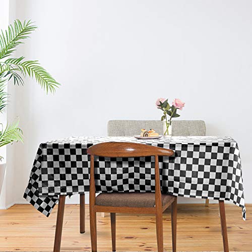 Sundee Blacklattice 3 Pack Premium Disposable Plastic Tablecloths For Rectangle Tables (54"X 108") , Rectangle Table Cover For Wedding thumb #5