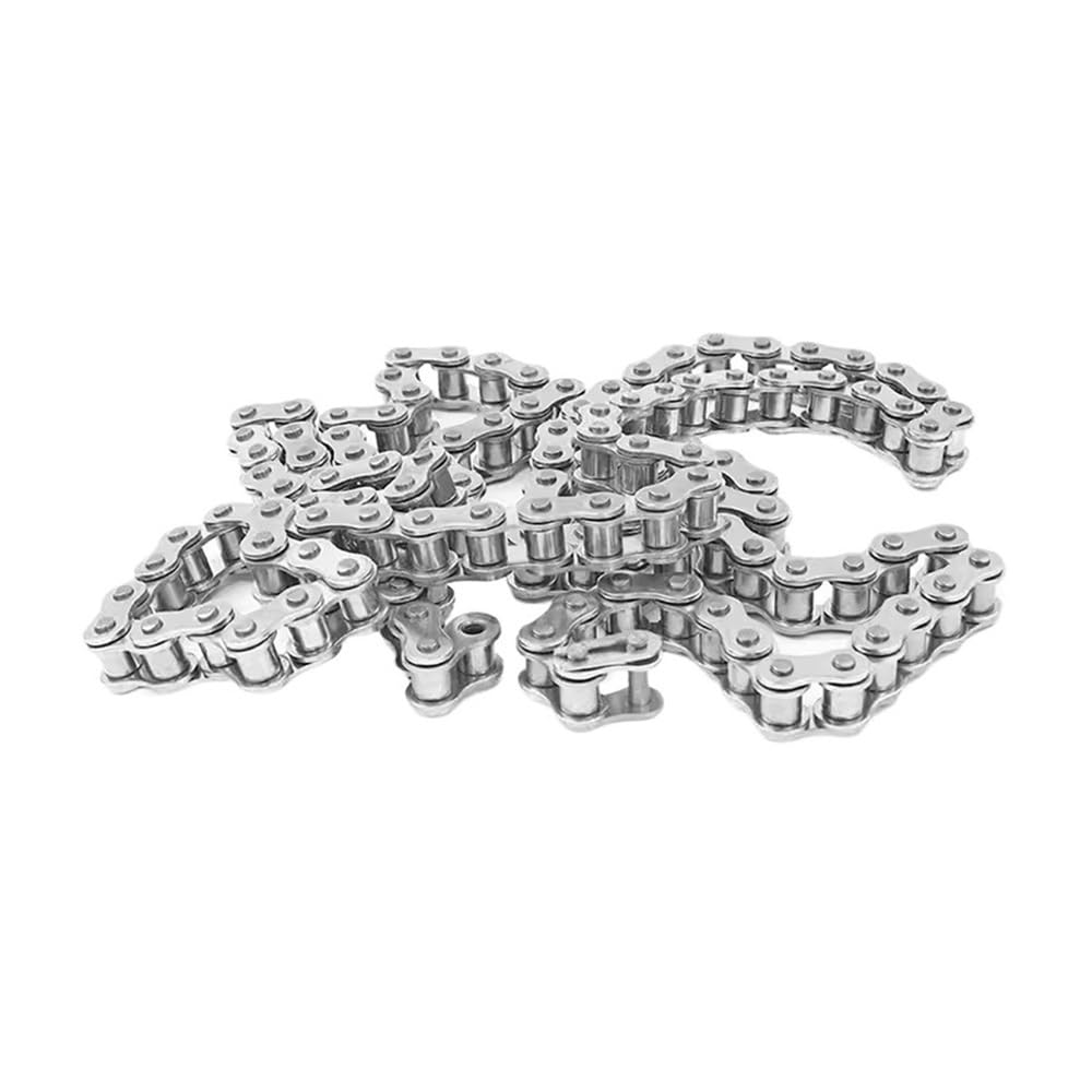 for with Industrial 304 Motorcycle Stainless Steel Short Pitch Roller Chain 08B 1.5 Meters Mechanical Transmission Sprocket Universal