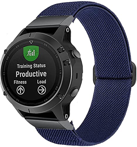Bracelet montre 22mm nylon tissé robuste pour montre de sport outdoors et randonnée active