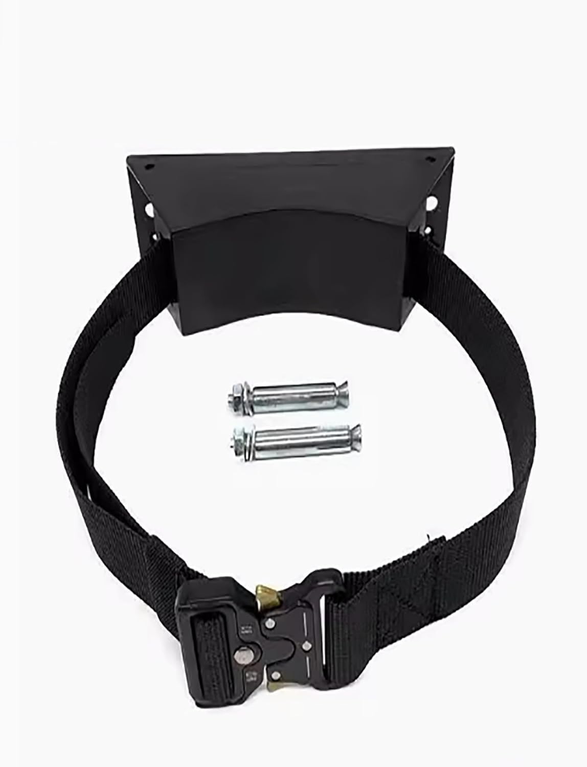 ININOSNP Gas fixed bracket Oxygen Cylinder Rack Plastic Oxygen Tank Rack with Expansion Screws, Wall Mount Oxygen Cylinder Shelf(Schwarz)