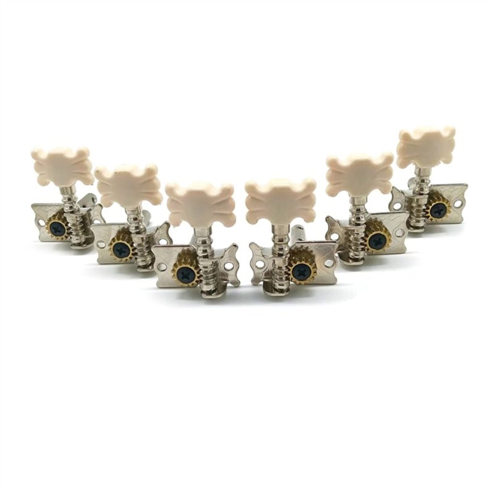 Mécaniques Guitare Mécaniques Cheville D'accordage De Guitare, 3L 3R Mécaniques De Cheville D'accordage De Guitare Boutons De Têtes De Machine