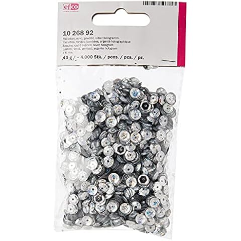 Paillettes Efco 6 mm, 4000 pièces Cover