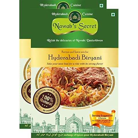 Nawab's Secret Hyderabadi Biryani Masala, 50 gm (Pack of 7) Cover