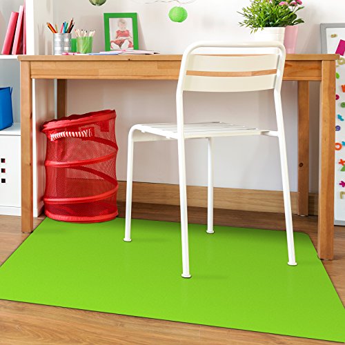 casa pura Office Chair Mat Hardwood Floor - 30"x48" | Desk Hard Floor Mats, Green - BPA Free, Odorless | Matching Desk Mats Available - Thumbnail 2