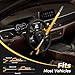 SURDOCA Upgraded Car Steering Wheel Lock Anti-Theft Device, Steering Wheel Locks for Car SUV Van, Easy Installation, Rubber Protection, Extendable Universal Security Device