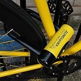 Kryptonite New York FAHGETTABOUDIT Mini Bügelschloss - Sicherheitsgrad 10/10, Anti-Diebstahl Fahrradschloss Hohe Sicherheit mit 3 Schlüsseln – 8,3 cm x 15,3 cm, Schwarz - 5