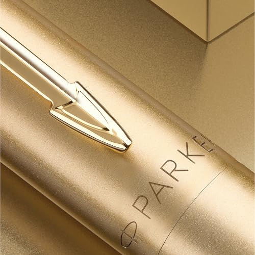 Image of Parker Jotter XL Ballpoint Pen | Monochrome Matte Gold | Medium Point | Blue Ink | Gift Box