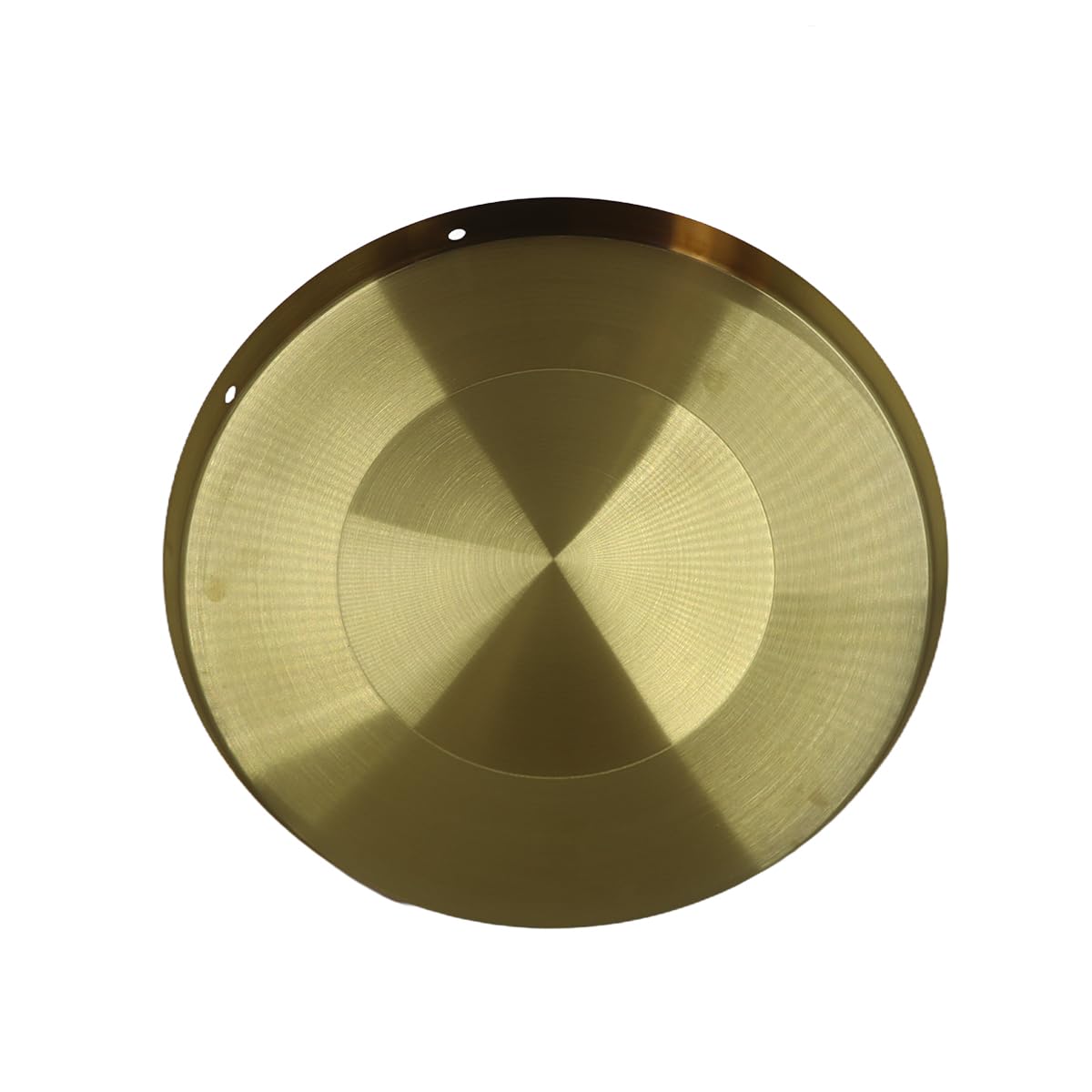 Hand Gong Becken 32 cm Messing Kupfer Gong Kapelle Oper Schlaginstrument mit rundem Spielhammer