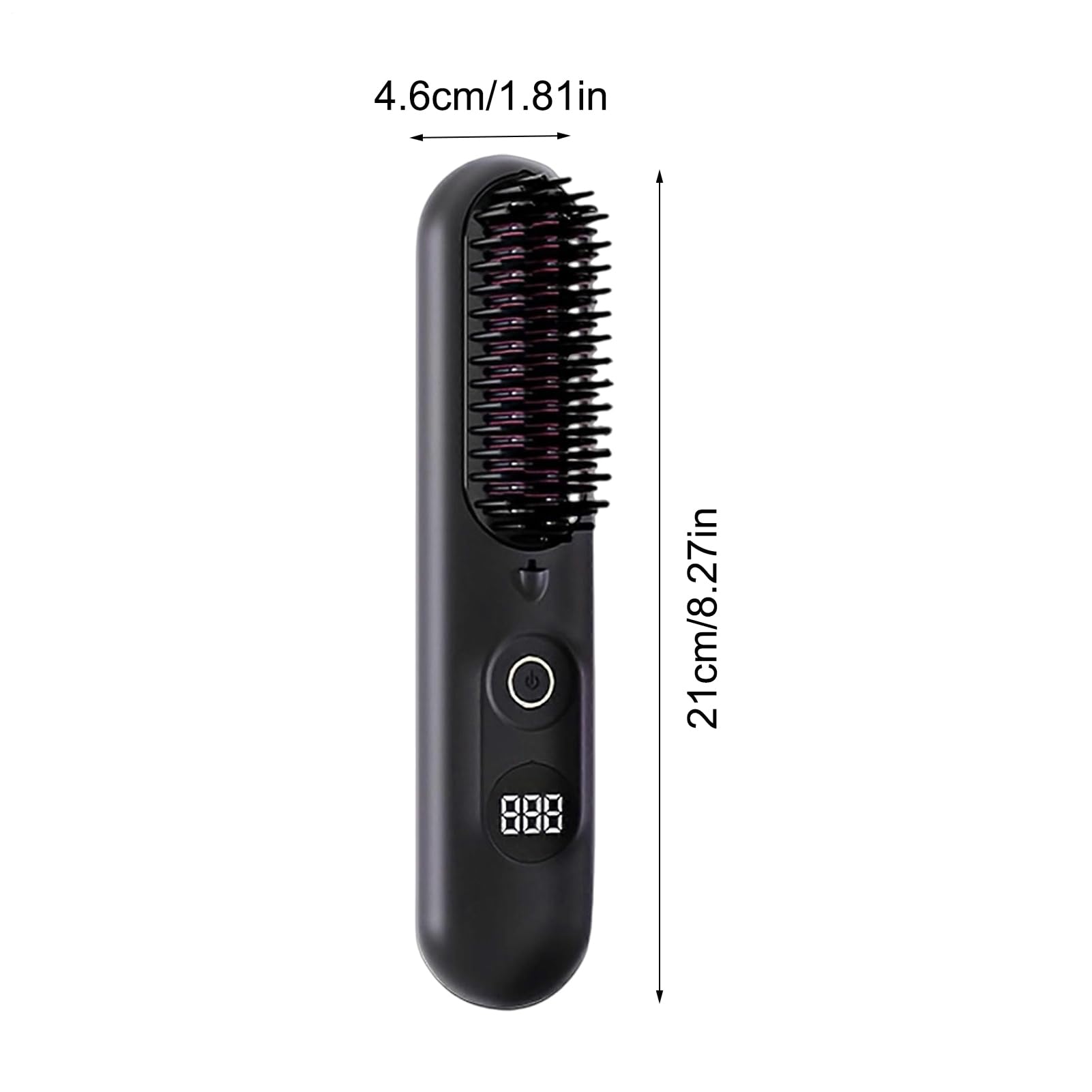 Spazzola per capelli senza fili in ceramica riscaldata senza fili