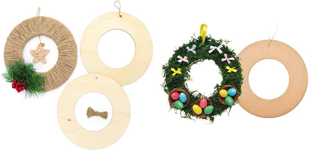 Christmas wreath wood Clearance