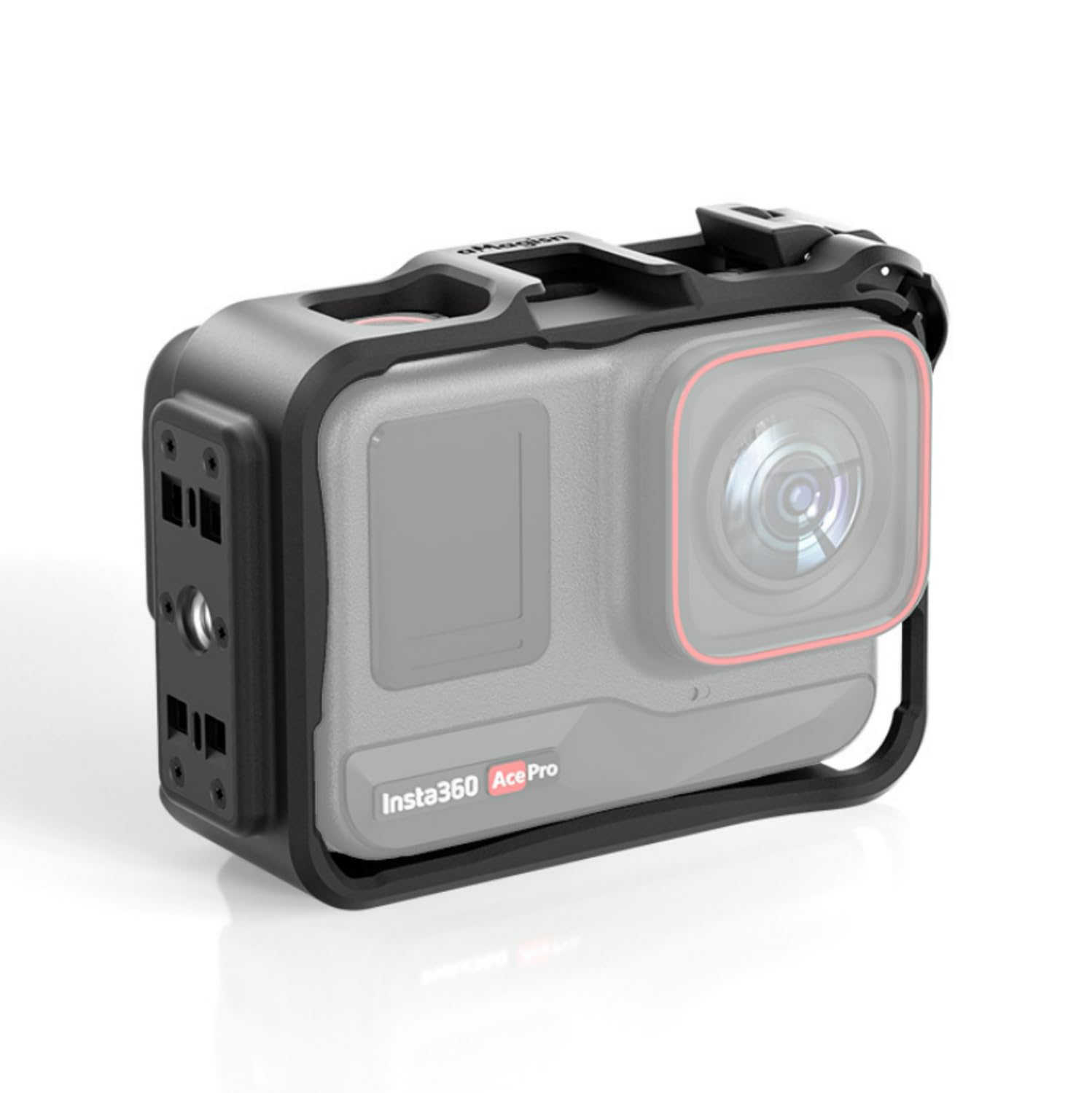 Horizontal-Vertical Protective Frame ABS Plastic Sports Camera Accessory for Insta360 Ace Ace Pro Insta360 AcePro