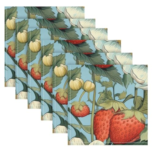 Servilletas de Tela ALAZA Set x4 Multicolor 50.8x50.8 cm miniatura 6