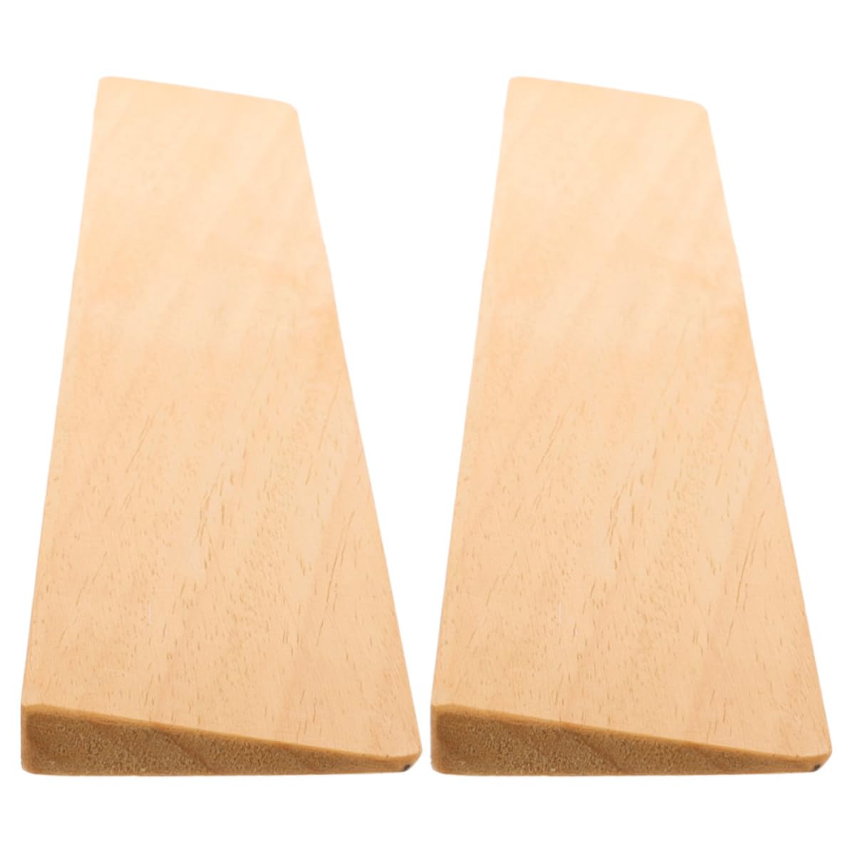FRCOLOR 2 Piezas Rampa para Silla de Ruedas de Madera Portátil Superficie Pulida para Umbrales y Escalones Hogar, Adecuado para Marcos de Puertas y Movilidad