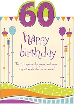 【値下げ歓迎】 Happiest Birthday フルセット Amazon.com : Designer Greetings for 60 Spectacular Years Die Cut