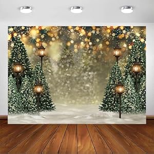 Avezano 2.5x1.8m Hiver Arbre de noël Photographie Fond scène de Neige Paillettes Bokeh Enfant Portrait décors de noël Anniversaire bébé Douche Photo bannière Accessoires 51r3YrquAeL. SS300