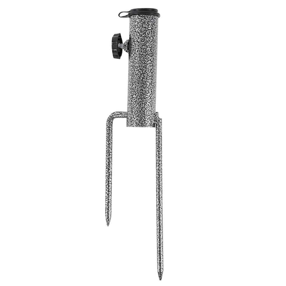 Buy Umbrella Base, Heavy Duty Solid Iron Ground Insert Umbrella Stand